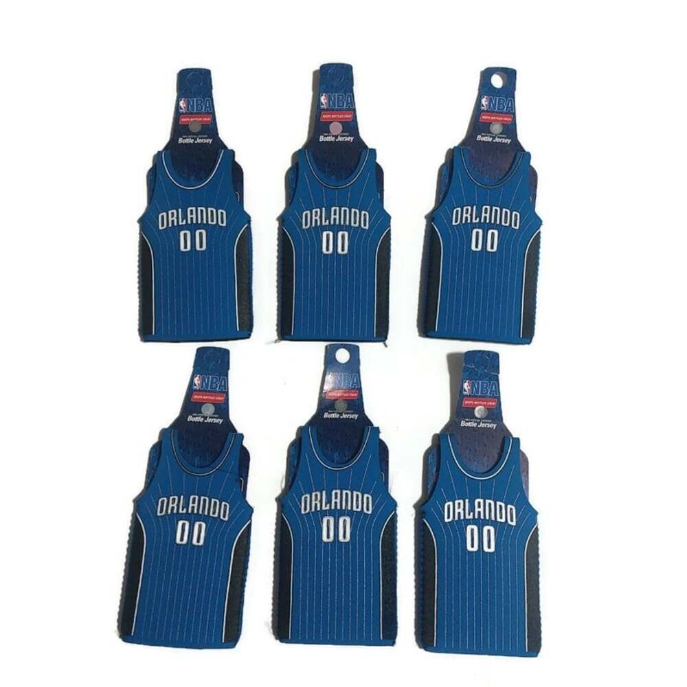 NBA Orlando Magic Coolers Lot 6 Pack Jersey Bottle Sleeve Neoprene Blue 2 Sided